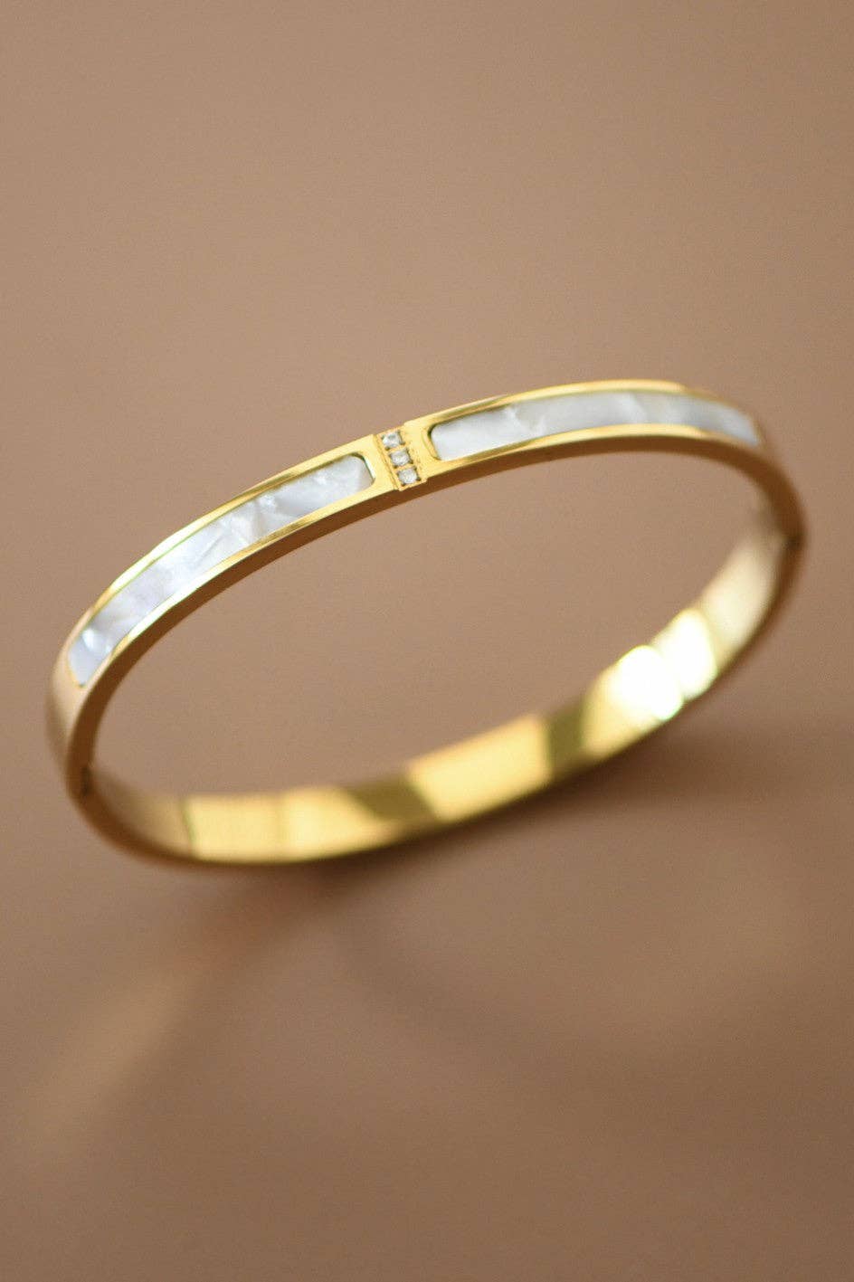 The Ivory Line 18K Gold Bangle