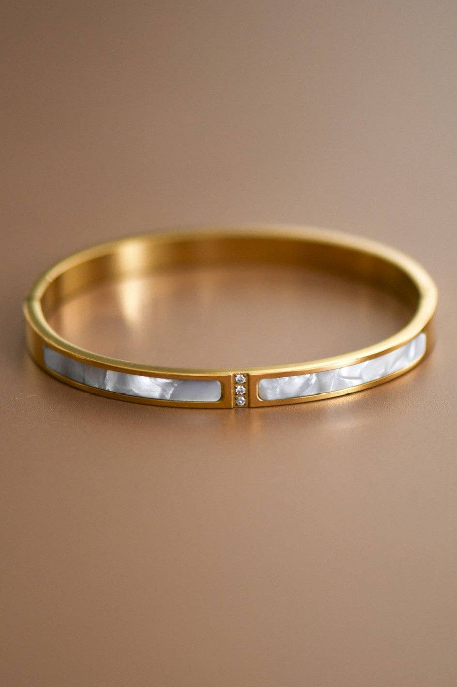 The Ivory Line 18K Gold Bangle