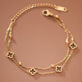 The 18K Golden Luck Clover Bracelet