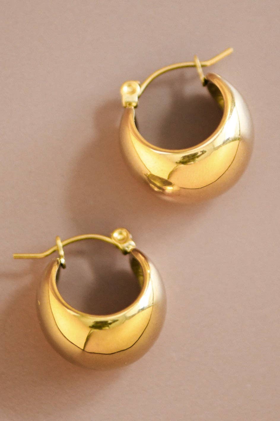 The 18K Off Duty Gold Hoops