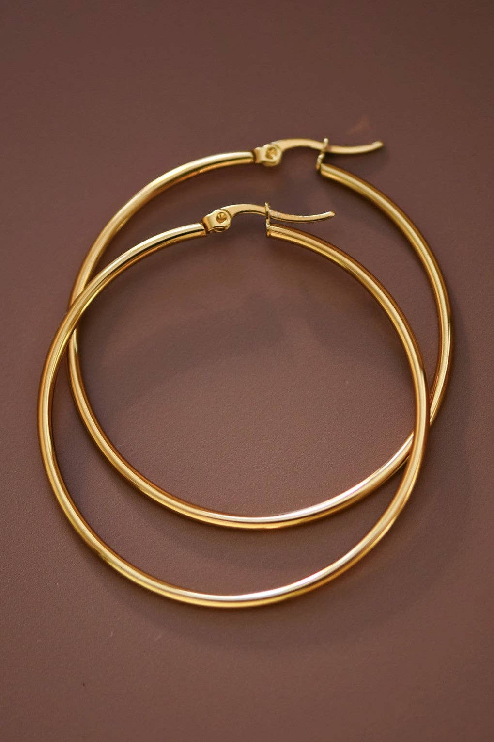 The 18K Always Appropriate Gold Hoops