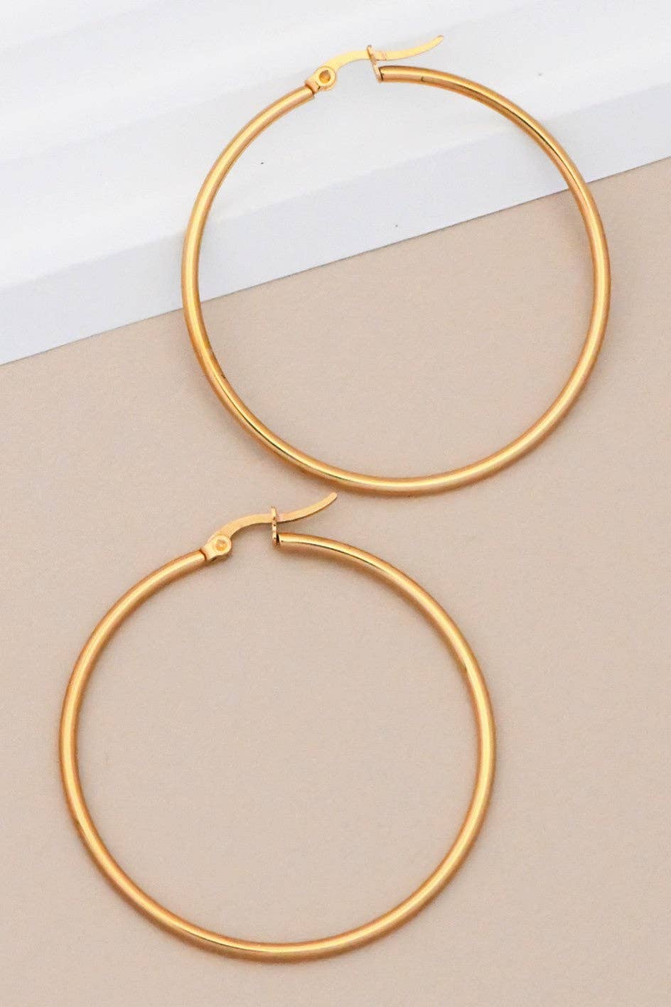 The 18K Always Appropriate Gold Hoops