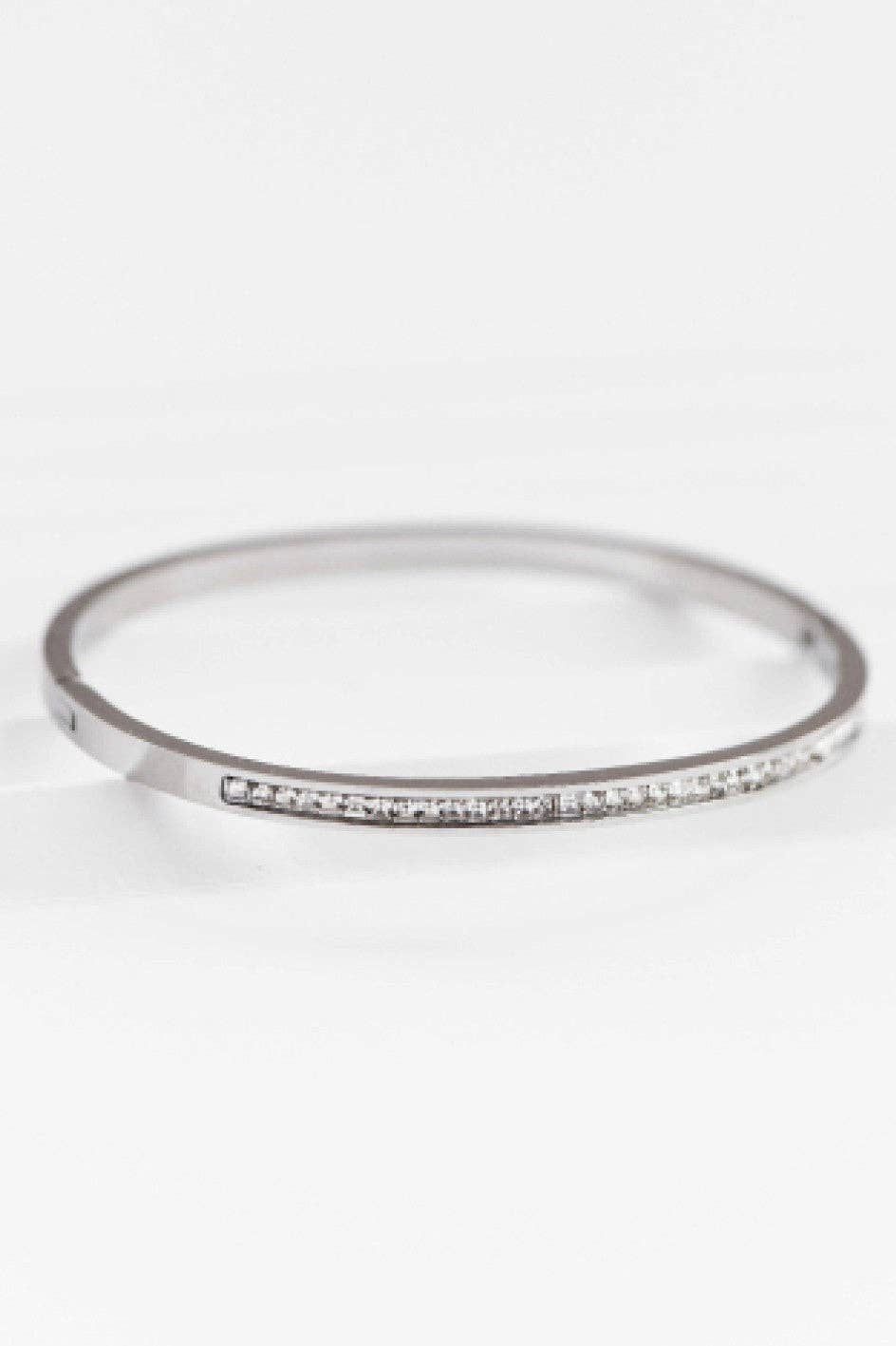 The Final Touch Silver Bangle