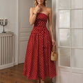 The Out of Office Polka Dot Maxi Dress