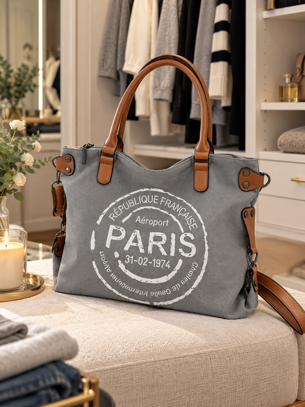 Errands in Paris No Fill Handbag