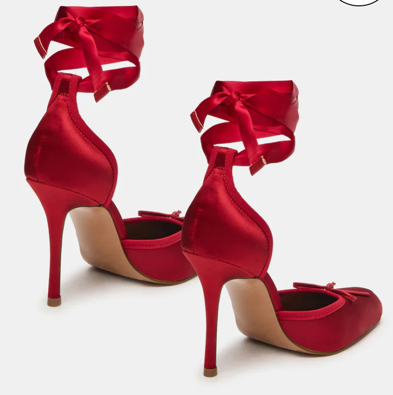 LARINA RED SATIN