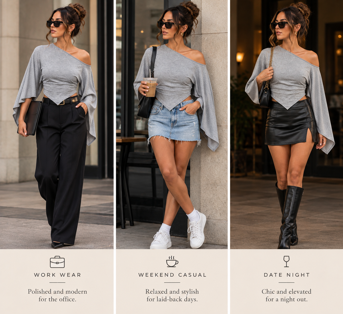 The One-Sided Story Top