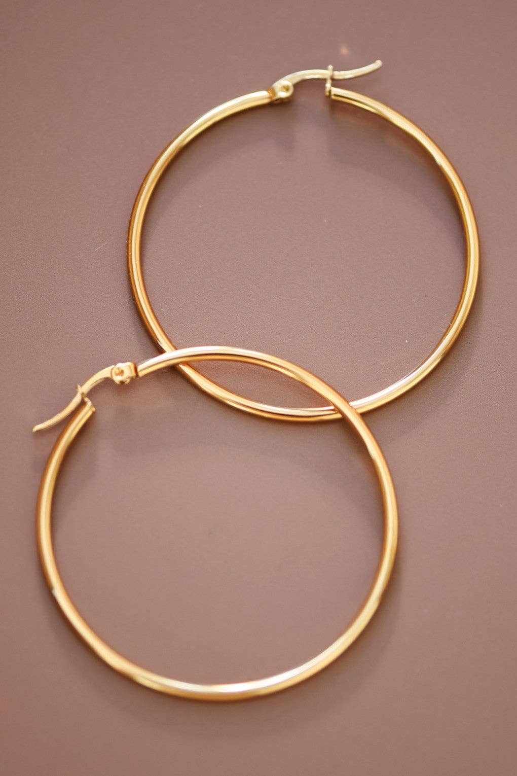 The 18K Always Appropriate Gold Hoops