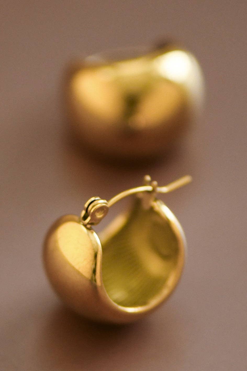 The 18K Off Duty Gold Hoops
