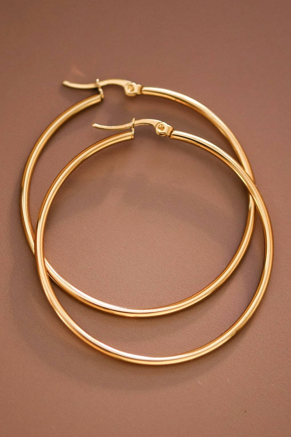 The 18K Always Appropriate Gold Hoops