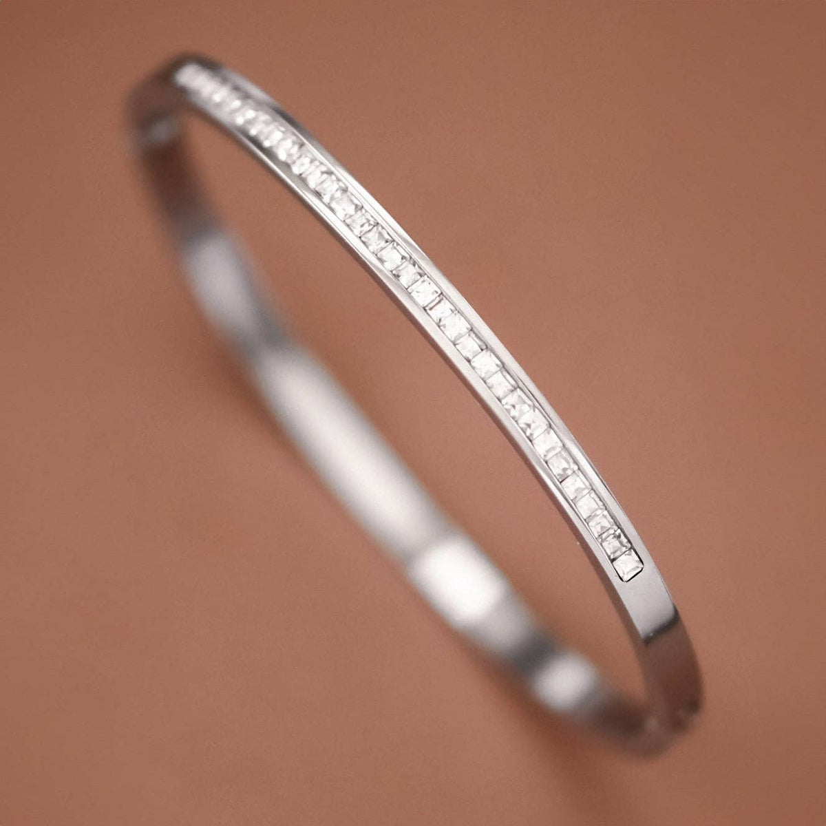The Final Touch Silver Bangle