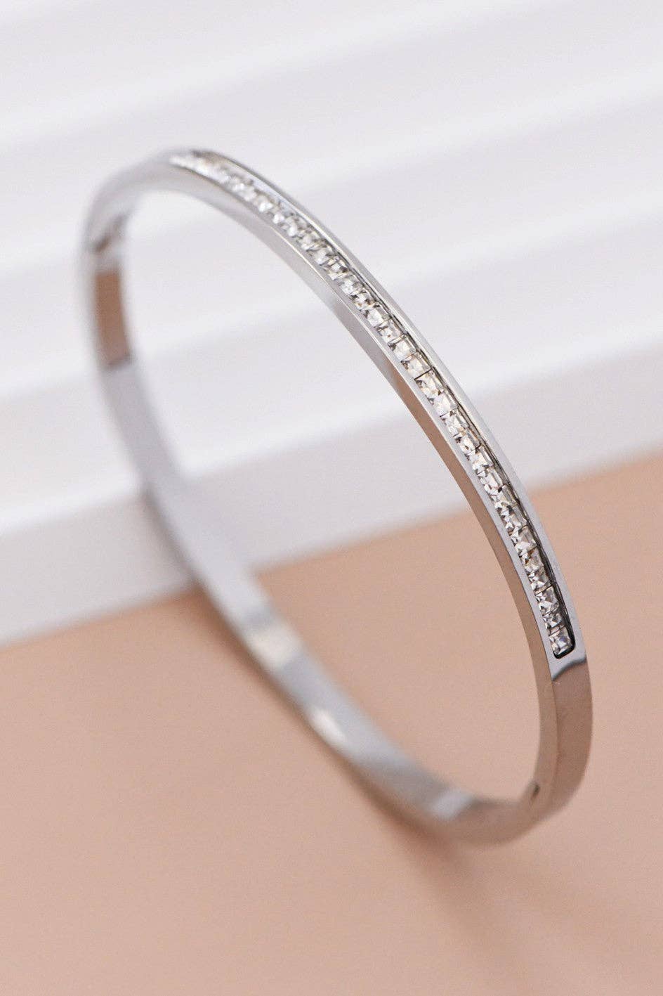 The Final Touch Silver Bangle