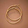 The 18K Always Appropriate Gold Hoops