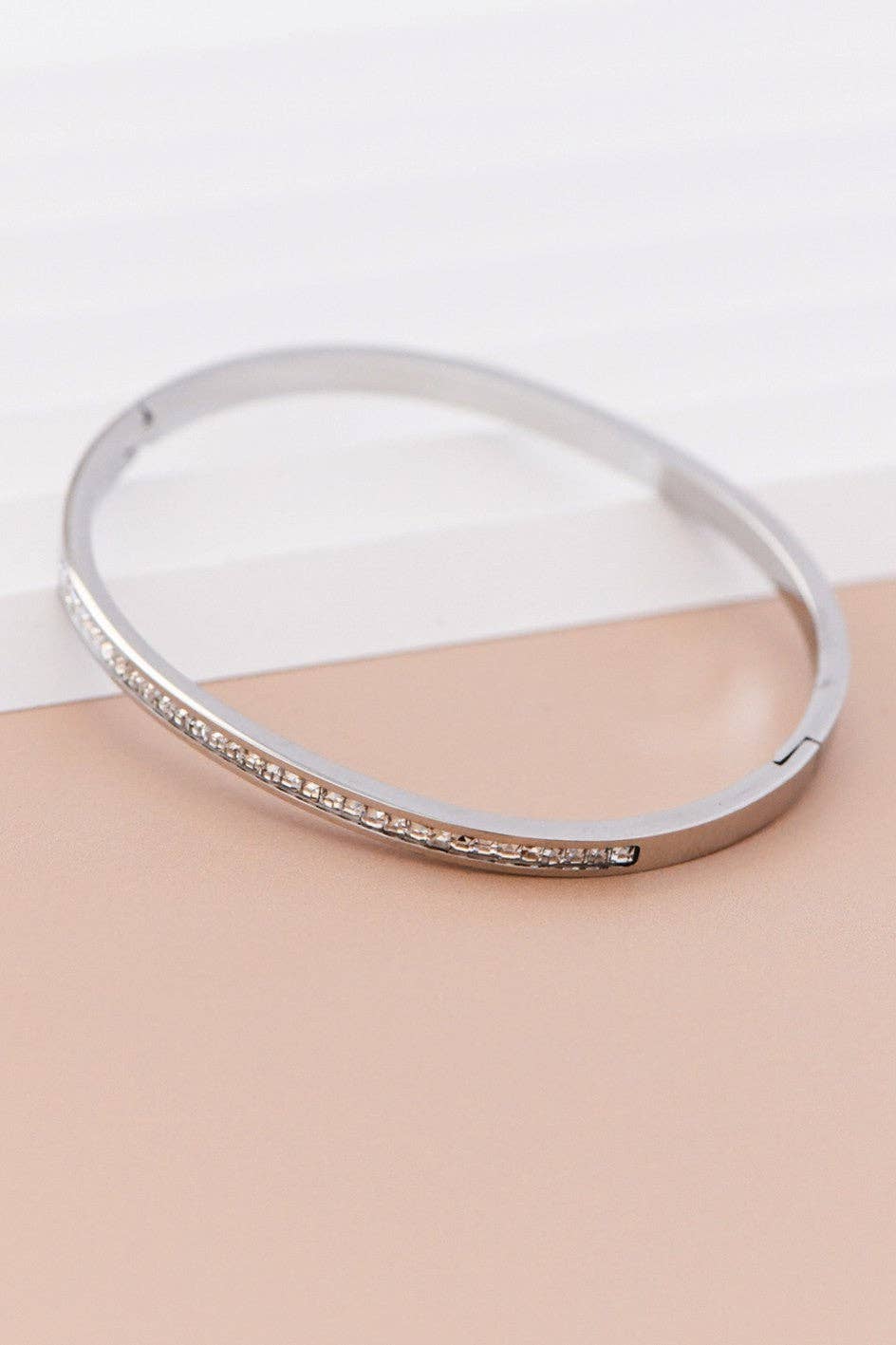 The Final Touch Silver Bangle