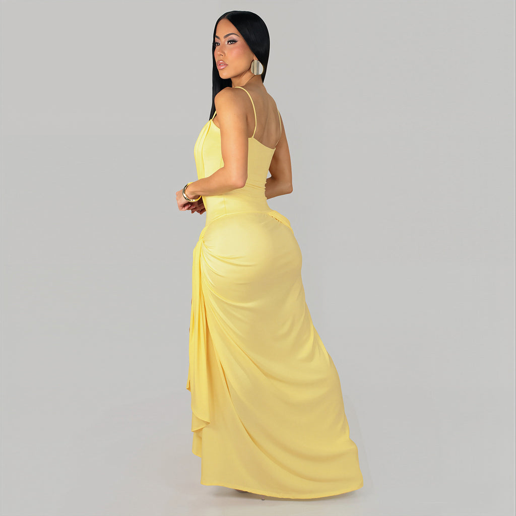 The Amara Twist Maxi Dress