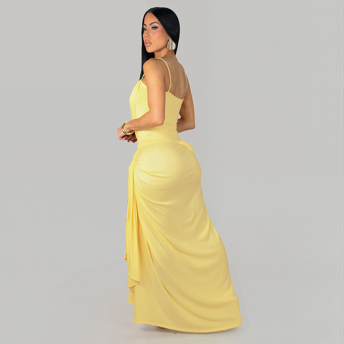 The Amara Twist Maxi Dress